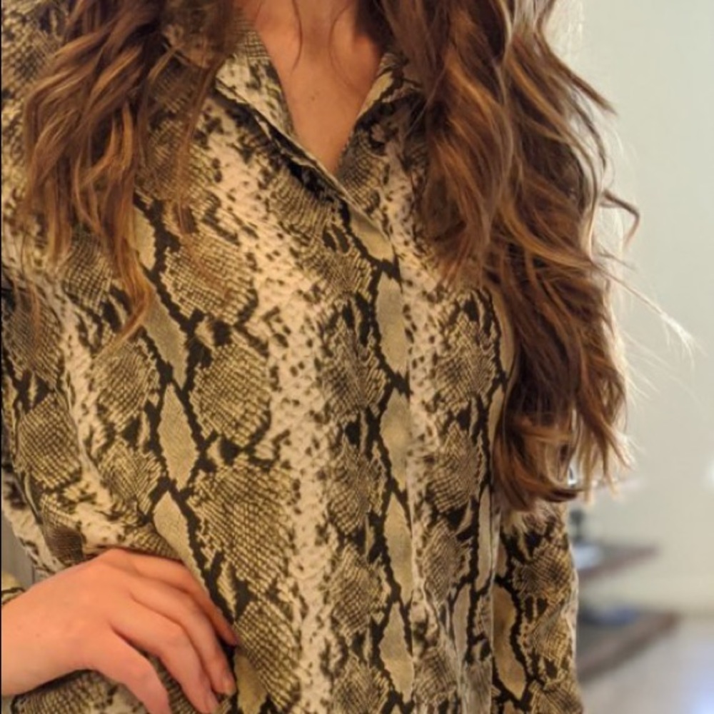 Snake Skin Blouse